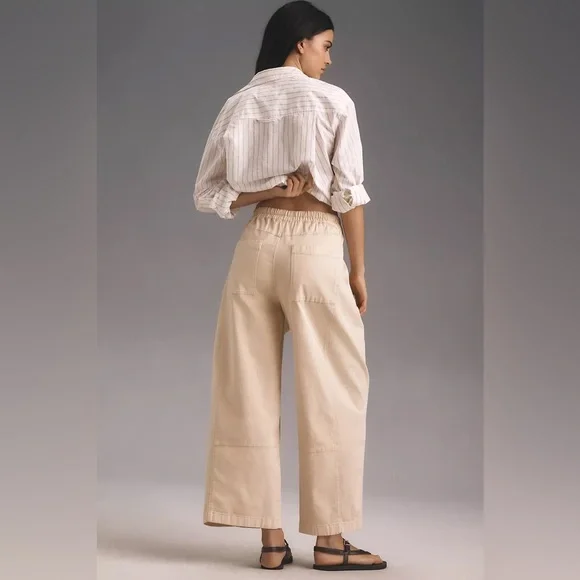 Anthropologie Izzie Relaxed Barrel Pants - Picture 2 of 8